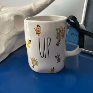 Rae Dunn Disney Pixar Up Dug the Dog Russell Carl Fredricksen Balloons Mug